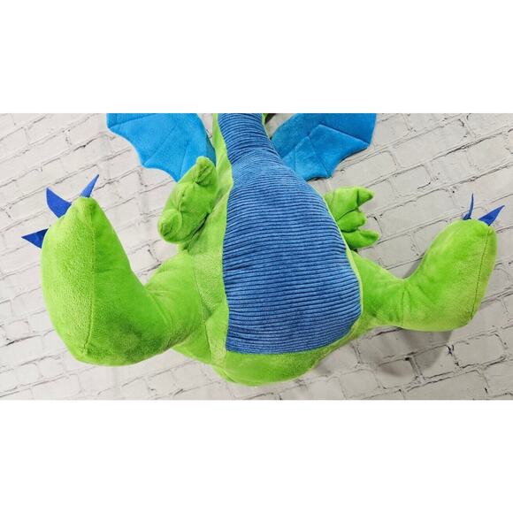 Toys R Us Green Dragon Plush 28" Stuffed Toy Animal Adventure 2013 Retired - Picture 4 of 10